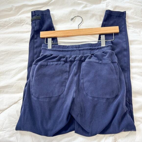 Alphalete Identity Joggers Navy Blue Women’s Size Small Tapered Sweatpants - Picture 4 of 5
